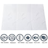 10X White Marble Tile Sticker Self-adhesive Panels Kitchen Bathroom Wall Decal