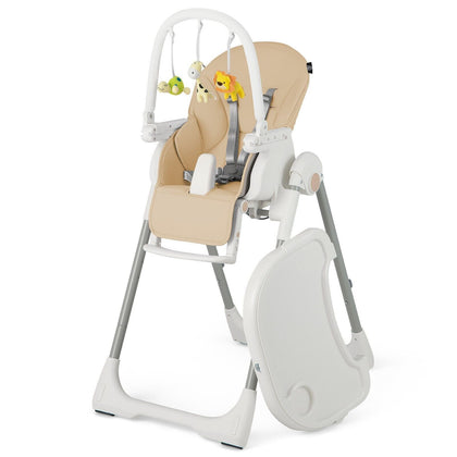 4-in-1 Baby High Chair toddler Foldable Feeding Chair w/ Removable Cushion