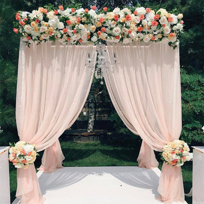 10x10ft Wedding Canopy Chuppah 2 Way Use Backdrop Stand Stage Trade Show Display