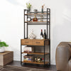 Microwave Stand Retro Kitchen Baker’s Rack Industrial Utility Storage Rack