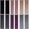 Crushed Velvet Curtains Eyelet Ring Top Ready Made Lined Pair Curtains