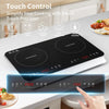 COOKTRON Dual Induction Hob, Portable, Touch, 2800W RRP £127
