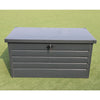 Garden Storage Box Metal Lockable Chest Tool Box Outdoor Deck Cushion Organiser