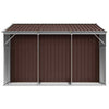 ShCuShan Metal Garden Shed, Galvanized Storage House,Garden Shed Brown V4W5
