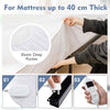 Single Electric Bed Warmer Heated Blanket Fits up to 40cm Mattress w/ 8 Temp