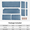 Velvet Sofa with 2 Pillows 2/3 Seater Modern Couch Love Seat Settee Home Office