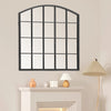 Vintage Outdoor Garden Large Mirror Arch Metal Black Frame Hanging Wall Mounted