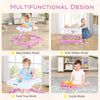 Foldable Baby Walker Toddler Activity Center Push Walker w/3 Adjustable Heights