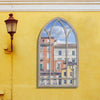 Vintage Arch Garden Window Mirror Hanging Wall Mounted Outdoor Villa Hallway UK
