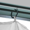 Gazebo with Curtain & LED String Lights 3x3 m Cream Aluminium