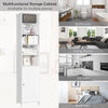 Bathroom Cabinet Freestanding Floor Cabinet Narrow Storage Cabinet Adjustable