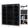 Portable Clothes Closet Wardrobe Storage Organizer with Non-Woven Fabric