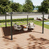 Garden Pergola Awning Gazebo Outdoor Canopy Furniture 13FT Barbecue Shelter