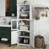 Freestanding Bathroom Storage Cabinet Kitchen Pantry Cupboard w/Shelves