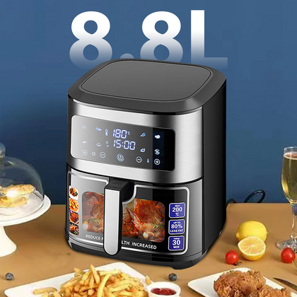 8.8L Hot Air Fryer Electric Oven Frying Cooker Kitchen Oil Free Healthy Food