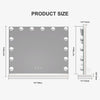 Large Hollywood Mirror Vanity Make Up Mirror with 14 Light Dressing Table Mirror