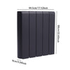 Electric Panel Heater Aluminum Radiator Wall Mounted Bedroom Heating Smart Timer