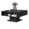 Led Coffee Table with Hidden Storage for Living Room Lift Top Coffee Table Black