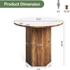 31.5'' Round Dining Table for 2-3, Small Kitchen Bistro Table for Dining Room