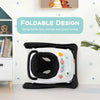 Foldable Baby Walker Toddler Activity Center w/Removable Play Tray-Black