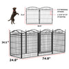 Huge Heavy Duty Dog Playpen Outdoor Garden Pet Enclosure Cage Puppy Kennel Fence