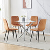 2/4/6Pcs Velvet Dining Chairs Side Chair for Dining Living Room Kitchen Chairs