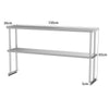 Stainless Steel Commercial Catering Table Work Bench Food Prep Kitchen Shelf UK