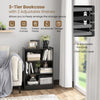 3-Tier Adjustable Bookcase Bookshelf Modern Display Cabinet Storage Organizer