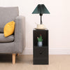 Slim Bedside Table Cabinet with Drawer for Bedroom Sofa Side Table End Tables