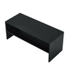 Coffee Table 2 Tiers Wood Tea Table Home Living Room Rectangle Table Black White
