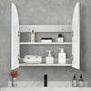 Bathroom Mirror Cabinet Multiple-Layer Height Adjustable Shelf cupboard Storage