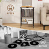 Record Player Stand Turntable Stand Vinyl Storage Cabinet Grey