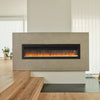 Electric Fire Wall Mounted Recessed 50inch Electric Fireplace 9 LED Color Flame