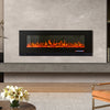 Electric Heater LED Fireplace Wall Mounted Inset Standing Media Log Fire 50In