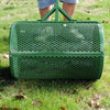 76.6L Green Compost Spreader, 24" Garden Spreader w/ Height Adjustable Handle