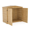 Wood Garden Shed Bike Storage Utility Shelter Cabinet 2 Doors Cupboard Tool Unit