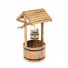 NEW! Garden Wooden Wishing Well Flower Planter Ornamental Plant Pot