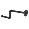 Wall-Mounted Clothes Rack Industrial Rail Iron Pipe Home Laundry Display Shelf