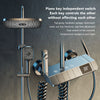 Rainfall Shower Head Set Push Button High Pressure Multiple Water Spray Modes