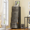 4 Drawers Vertical Filing Cabinet Lockable File Cabinets Office Storage Cabinet