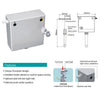 Back To Wall White Toilet Bathroom Close Seat WC Unit Concealed FREE Pan Cistern