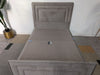 DFS Epoque Mink Velvet King Size 4 Drawer Continental Storage Bedframe RRP £1349