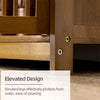 Farmhouse Shoe Storage Cabinet with Drawer & Doors 4-Tier Shoe Rack for Entryway