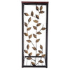 coffee tables Leaf Pattern Iron Side Table Coffee Table Brown