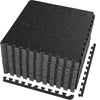 VEVOR Interlocking Floor Mats Fitness Flooring Tiles 25 PCS 1/2" Thick 24" x 24"