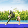 Folding Gymnastics Mat 8' x 4' x 2" Thickened Exercise Mat Home Gym Fitness