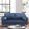 2-3 Seater Small Sofa Couch Velvet Armchair Loveseat Settee Living Room Office