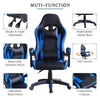 PU Highback Desk Chair E-sports PC Racing Gaming Computer Headrest Home Office