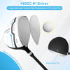 Men's Golf Clubs and Bag Set Golf Stand Bag with 460CC #1 Driver White