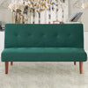 Fabric Sofa Bed Small Couch Settee Loveseat Sofabed Single Sleeper Recliner Beds